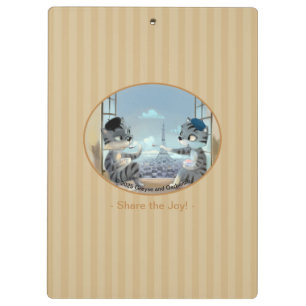 Paris by Day Clipboard - Joy