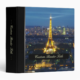 Paris By Night binder