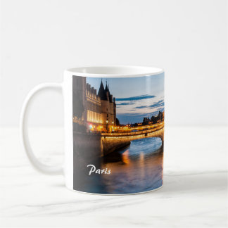 Paris by sunset coffee mug