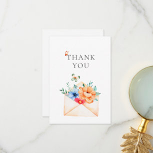 Paris Cafe Boulangerie Watercolor Thank You Card