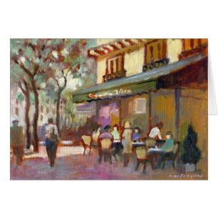 Paris Cafe  Card