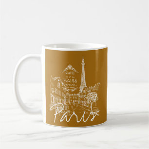 Paris cafe  coffee mug