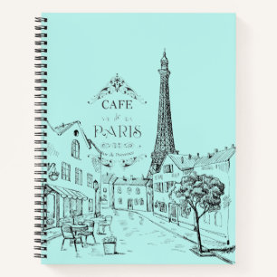 Paris Cafe Notebook