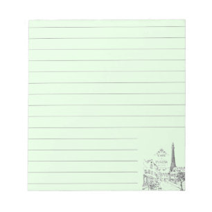 Paris cafe notepad