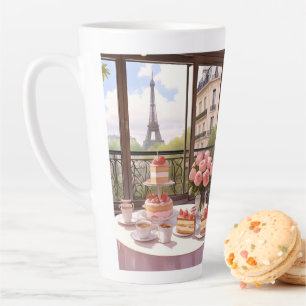 Paris Cafe Patisserie Dessert Cake Coffee Shop Latte Mug