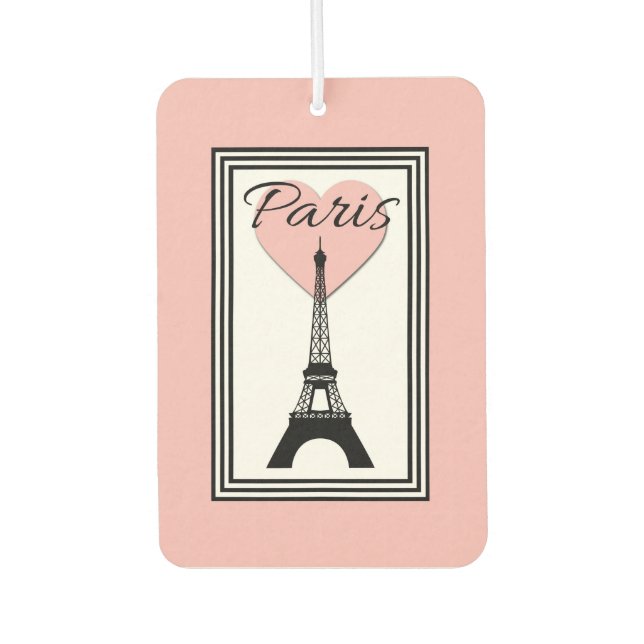 Paris Car Air Freshener (Front)