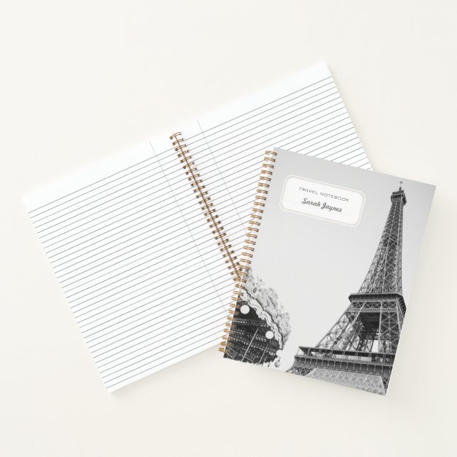 Paris Carnet Cadeau personnalisé Paris Journal (Intérieur)