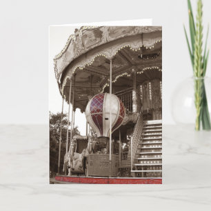 Paris Carousel Card
