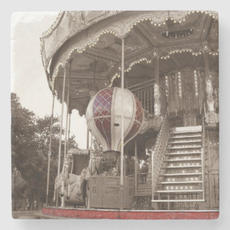Paris Carousel Stone Coaster