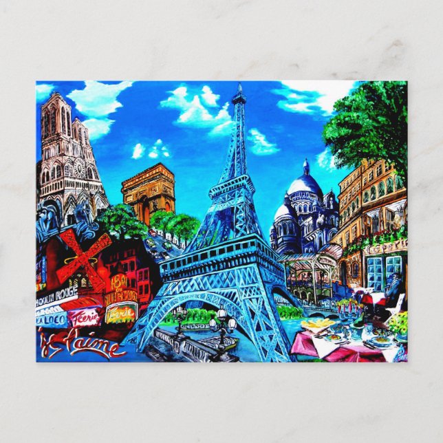 Paris Carte Postale Postcard (Front)