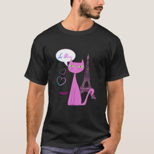 paris cat lovers T-Shirt