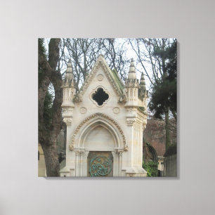 Paris Cemetary Canvas Print