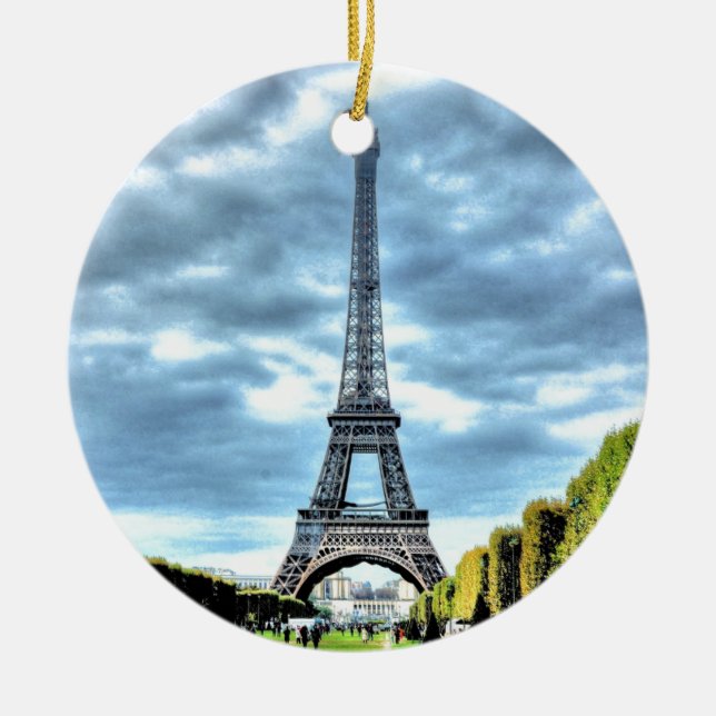 Paris Ceramic Ornament (Front)