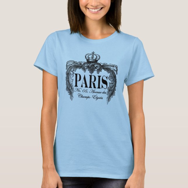 paris champs elysees T-Shirt (Front)