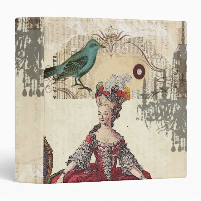 Paris Chandelier french queen  Marie Antoinette Binder (Front/Spine)