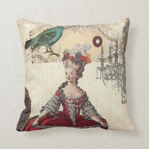 Paris Chandelier french queen  Marie Antoinette Throw Pillow