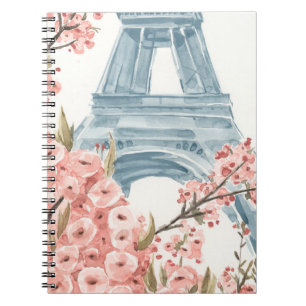 Paris Cherry Blossoms Notebook
