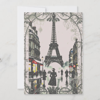 Paris Christmas Holiday Card