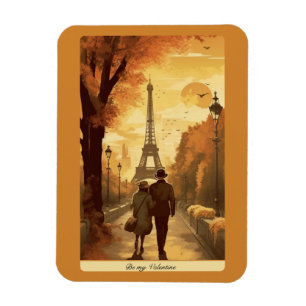 Paris City of Love Travel Memory Magnet