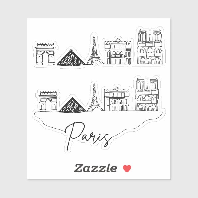 Paris City Skyline (Sheet)