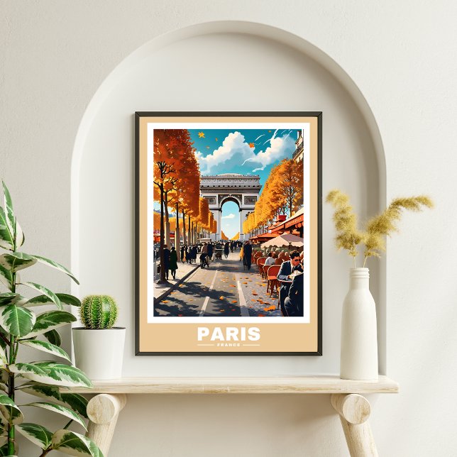 Paris Cityscape - Poster des monuments emblématiqu (Créateur téléchargé)