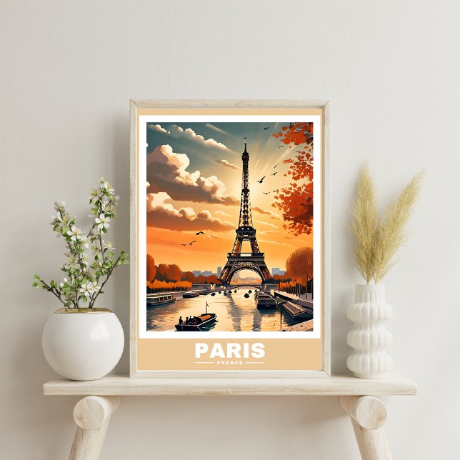 Paris Cityscape - Poster des monuments emblématiqu (Créateur téléchargé)