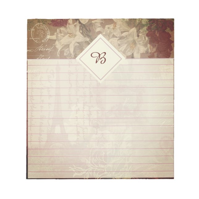 Paris collage notepad (Front)