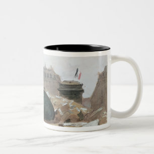 Paris Commune Two-Tone Coffee Mug