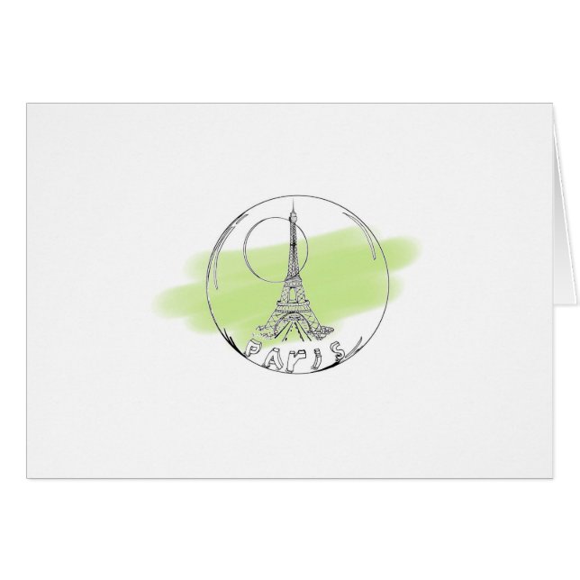 paris dans une boule de verre (Devant horizontal)