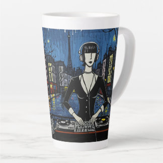 Paris DJ Art Collection（クラブカルチャー × パリ アートシリーズ） Latte Mug