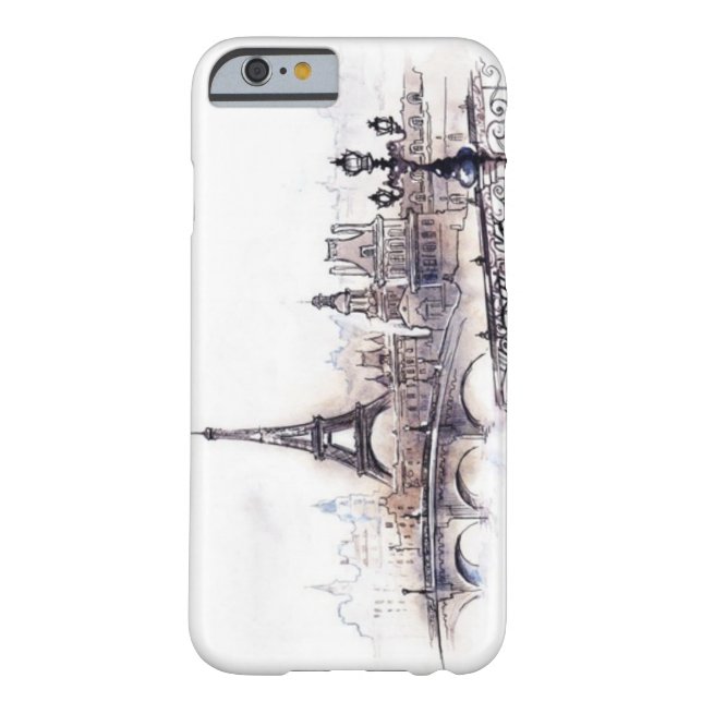 Paris drawing Case-Mate iPhone case (Back)