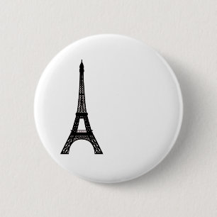 Paris Eiffel Tower 2 Inch Round Button