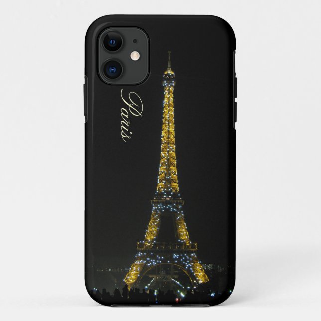 Paris, Eiffel tower at night Case (Back)