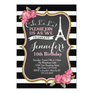 party invitation with photo