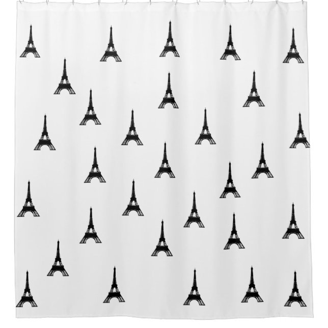 Paris Eiffel Tower Black White (Front)