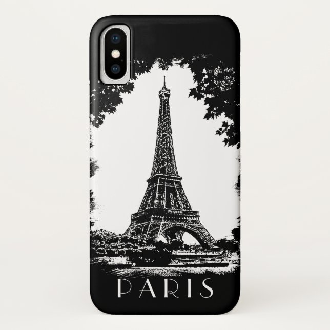 Paris Eiffel Tower Case-Mate iPhone Case (Back)