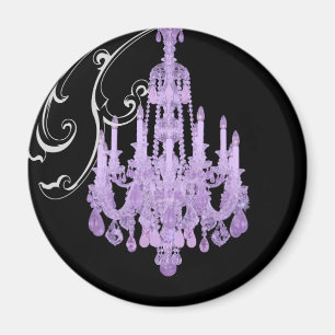 Paris Eiffel Tower Chandelier vintage wedding Magnet