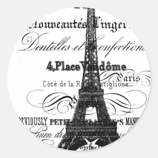 Paris_Eiffel Tower_Envelope Sticker (Front)