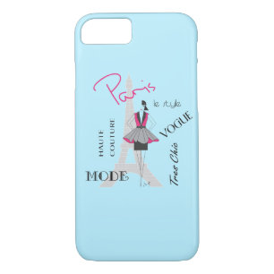 Paris Eiffel Tower Fashion Modern Case-Mate iPhone Case