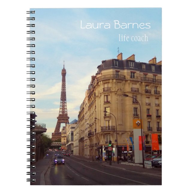 Paris.   Eiffel tower. France. Notebook (Front)