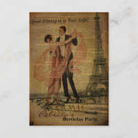 paris eiffel tower girly parisian birthday party