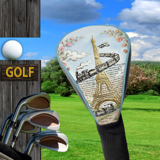 Paris, Eiffel Tower, Holiday Golf, French Art Golf Head Cover