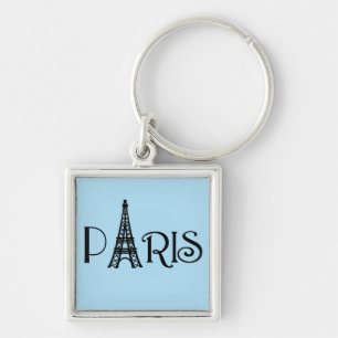 Paris Eiffel Tower Keychain