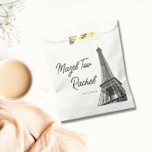 Paris Eiffel Tower Mazel Tov Candy Buffet Bags