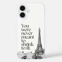 Paris Eiffel Tower Motivational Quote Wall Art