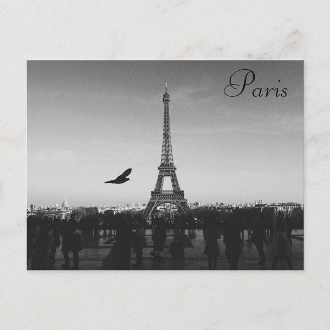 Paris, Eiffel Tower, postcard (Front)