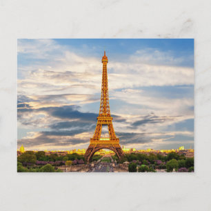 Paris / Eiffel tower Postcard