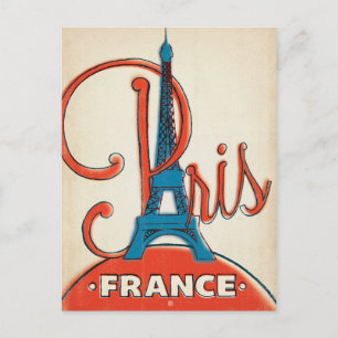 Paris - Eiffel Tower Postcard