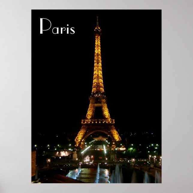 Paris Eiffel Tower poster FROM  8.99 (Front)