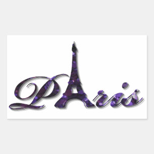 Paris Eiffel Tower Sequin Glitter Sparkle Sticker